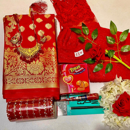 🎎 জাপানি লাল কাতান 🎎 একটুখানি ঝলকেই গল্প বলে ওজন হালকা, ইমপ্রেশন ভারী 💫
