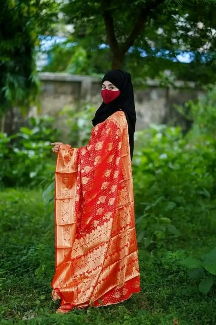 🔥কাতান বেনারসি শাড়ি🔥 - Image 2