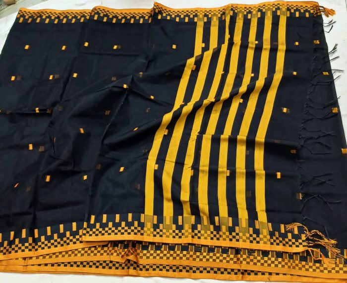 Black saree gift pakage.(টাংগাইলে অরজিনাল শাড়ী) - Image 3