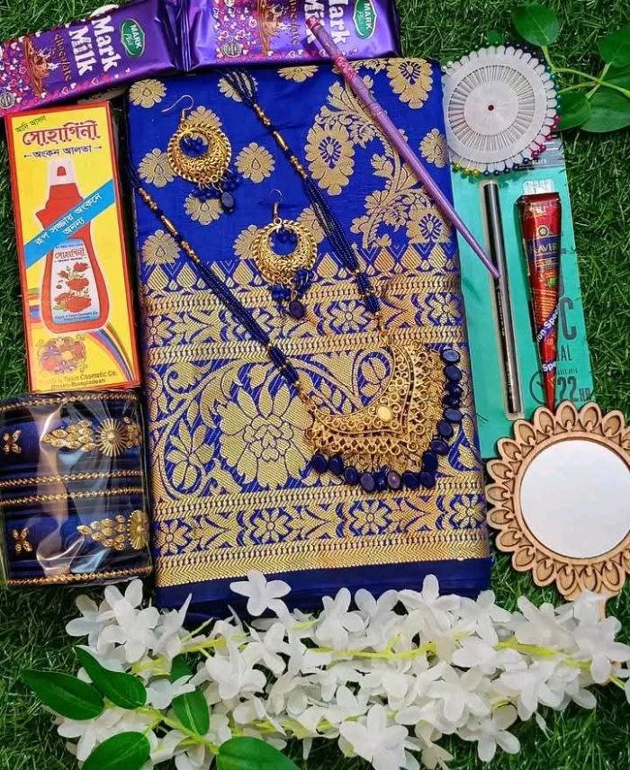 Nill Saree আরজিনাল জাপানি কাতান
