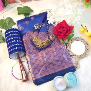 Katan saree gift package