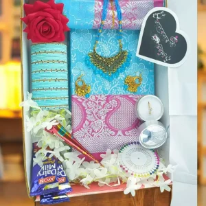 Sea Green Kanchi Katan Shari Combo – কাঞ্চি কাতান শাড়ি